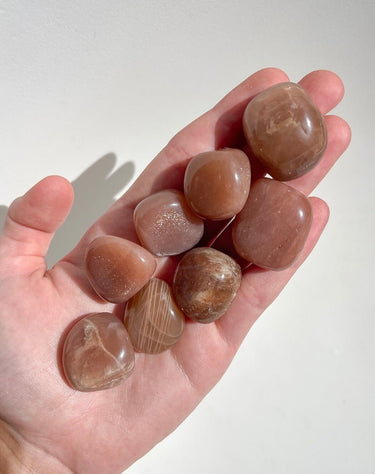 Peach Moonstone Halo Quartz